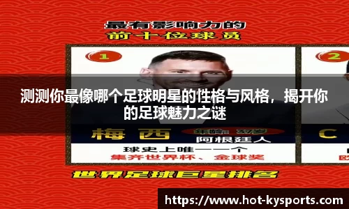 测测你最像哪个足球明星的性格与风格，揭开你的足球魅力之谜